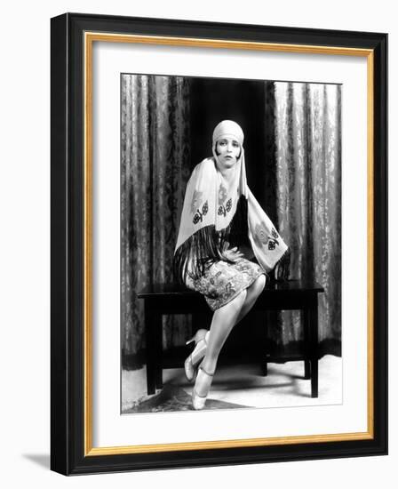 Clara Bow, ca. Late 1920s-null-Framed Photo