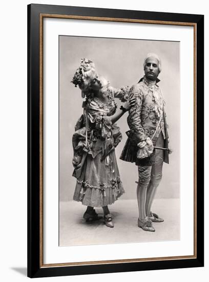 Clara Dow and Henry Lytton in Iolanthe, 1907-null-Framed Photographic Print