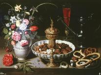 Table with Pitcher and Dish of Dried Fruit, 1611-Clara Peeters-Giclee Print