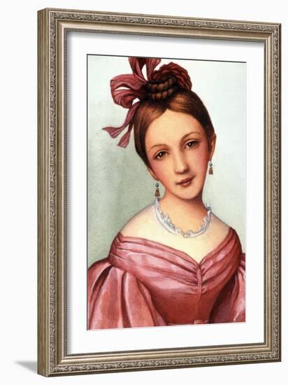 Clara Schumann (1819-1896)-null-Framed Giclee Print