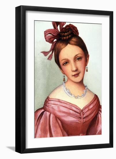 Clara Schumann (1819-1896)-null-Framed Giclee Print