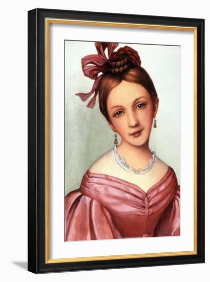 Clara Schumann (1819-1896)-null-Framed Giclee Print