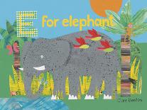 E for Elephant-Clare Beaton-Giclee Print