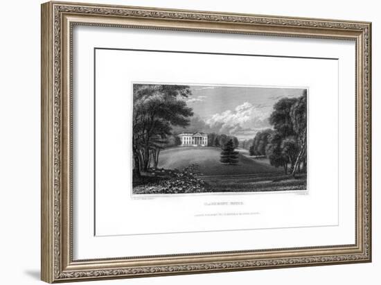 Claremont House, Esher, Surrey, 1829-J Rogers-Framed Giclee Print