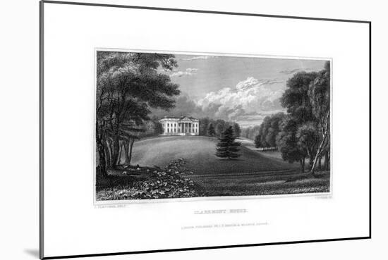 Claremont House, Esher, Surrey, 1829-J Rogers-Mounted Giclee Print