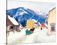 Horse Race in Winter-Clarence Alphonse Gagnon-Premium Giclee Print