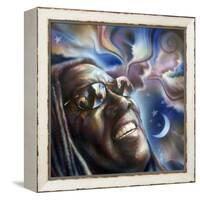 Clarence Clemons-Shen-Framed Stretched Canvas