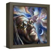 Clarence Clemons-Shen-Framed Stretched Canvas