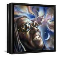 Clarence Clemons-Shen-Framed Stretched Canvas