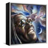Clarence Clemons-Shen-Framed Stretched Canvas