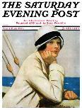 "Daydreams at Sea," Saturday Evening Post Cover, March 20, 1926-Clarence F. Underwood-Giclee Print