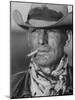 Clarence Hailey Long, Texas Cowboy-Leonard Mccombe-Mounted Photographic Print