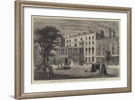 Clarence House, Town Residence of the Duke and Duchess of Edinburgh-null-Framed Giclee Print