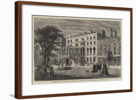 Clarence House, Town Residence of the Duke and Duchess of Edinburgh-null-Framed Giclee Print