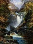 The Waterfall-Clarence Roe-Mounted Giclee Print