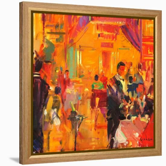 Claridges, 2011-Peter Graham-Framed Premier Image Canvas