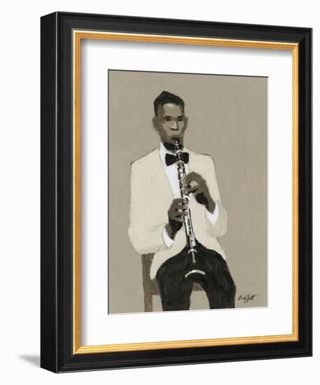 Clarinet Player-William Buffett-Framed Art Print