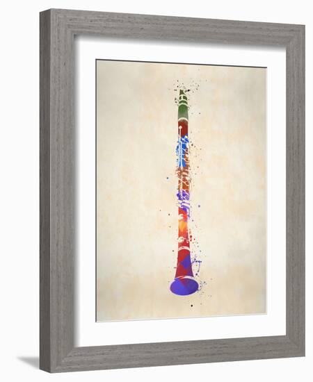 Clarinet-Dan Sproul-Framed Art Print