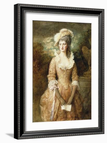 Clarissa, 1887-John Everett Millais-Framed Giclee Print