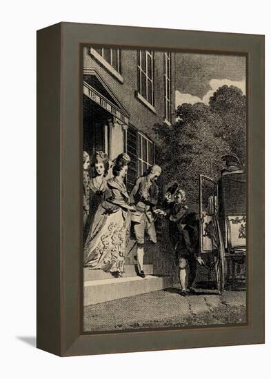 Clarissa by Samuel Richardson-Robert Dighton-Framed Premier Image Canvas