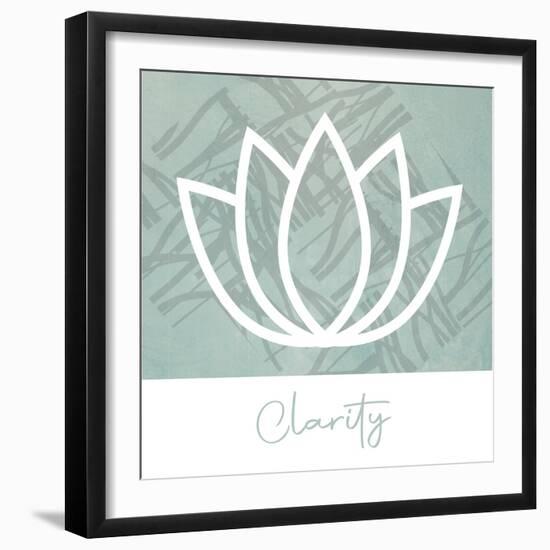 Clarity Lotus-Savannah Miller-Framed Art Print