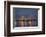 Clark Bridge at night over Mississippi River, Alton, Illinois-Richard & Susan Day-Framed Photographic Print