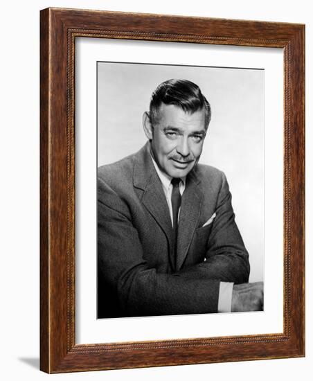 Clark Gable, 1957-null-Framed Photo