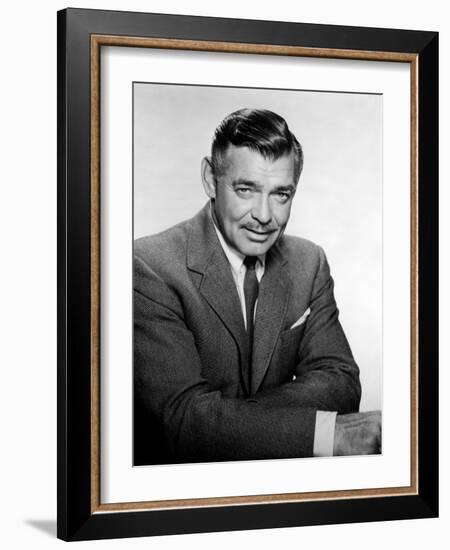 Clark Gable, 1957-null-Framed Photo