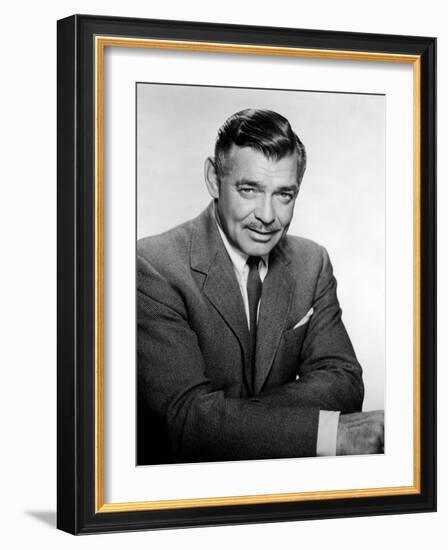 Clark Gable, 1957-null-Framed Photo