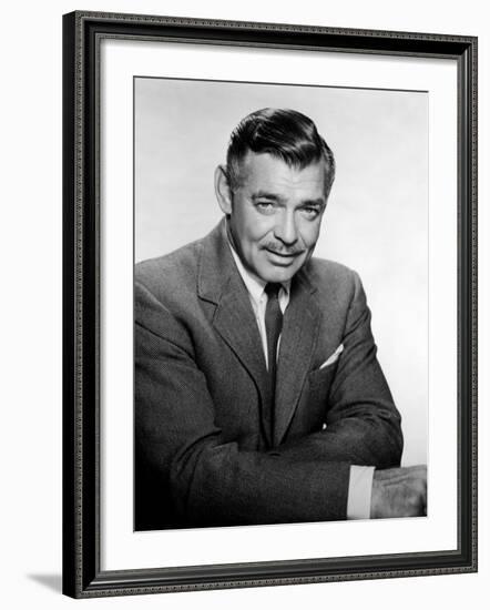 Clark Gable, 1957-null-Framed Photo