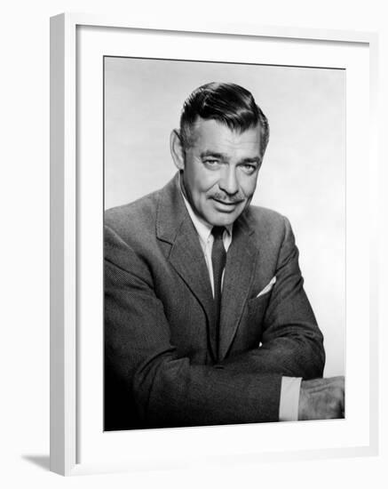 Clark Gable, 1957-null-Framed Photo