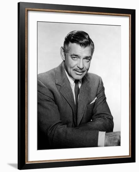 Clark Gable, 1957-null-Framed Photo