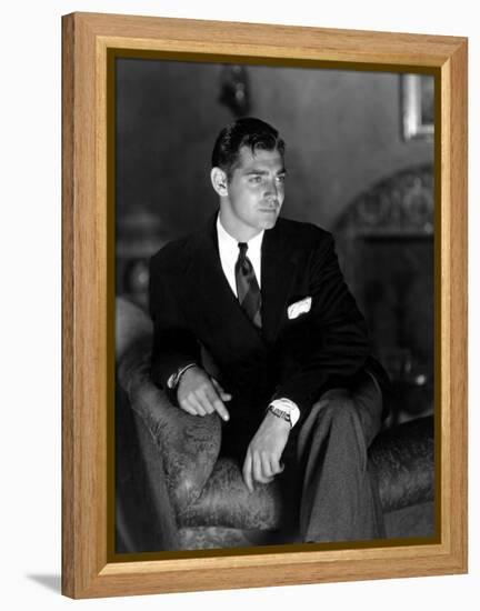 Clark Gable, April 13, 1933-null-Framed Stretched Canvas