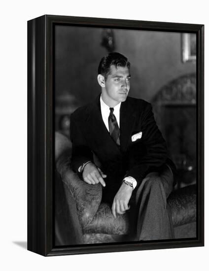 Clark Gable, April 13, 1933-null-Framed Stretched Canvas