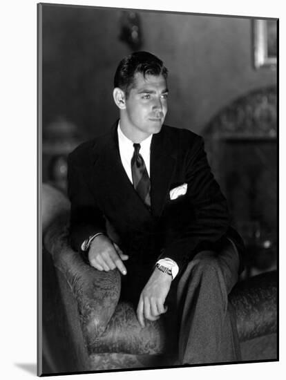 Clark Gable, April 13, 1933-null-Mounted Photo