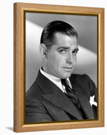 Clark Gable, April 4, 1931-null-Framed Stretched Canvas