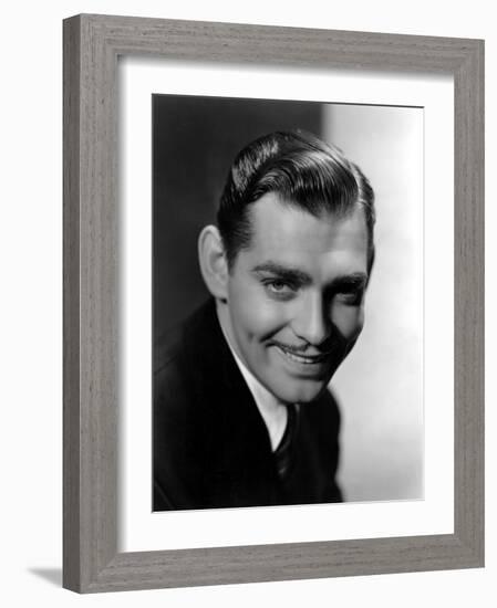 Clark Gable, February 12, 1935-null-Framed Photo