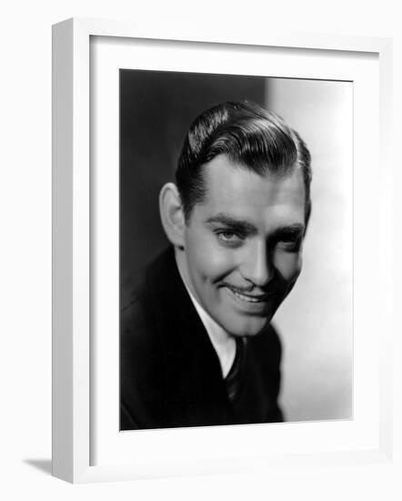 Clark Gable, February 12, 1935-null-Framed Photo