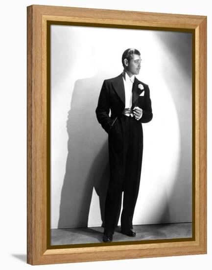 Clark Gable, January 17, 1935-null-Framed Stretched Canvas