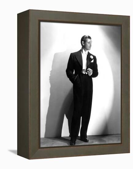 Clark Gable, January 17, 1935-null-Framed Stretched Canvas
