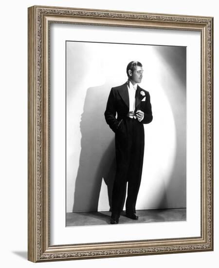 Clark Gable, January 17, 1935-null-Framed Photo