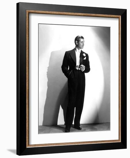 Clark Gable, January 17, 1935-null-Framed Photo