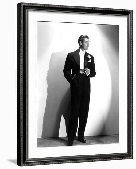 Clark Gable, January 17, 1935-null-Framed Photo