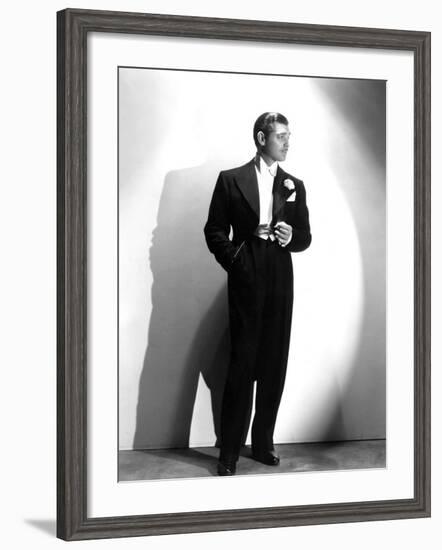 Clark Gable, January 17, 1935-null-Framed Photo