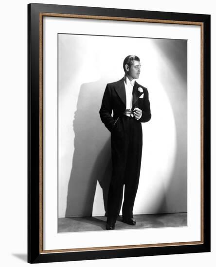 Clark Gable, January 17, 1935-null-Framed Photo