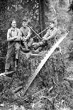 No. Camp, C.H. Clemons Logging Co, Melbourne, WA, 1918-Clark Kinsey-Framed Premier Image Canvas