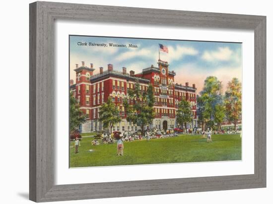 Clark University, Worcester, Mass.-null-Framed Art Print