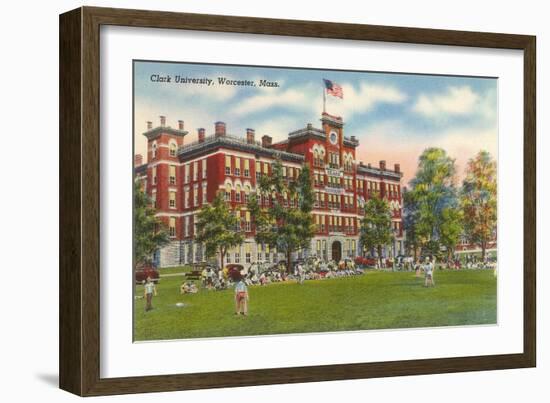 Clark University, Worcester, Mass.-null-Framed Art Print