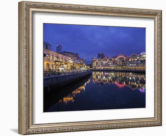 Clarke Quay, Singapore-Rex Butcher-Framed Photographic Print