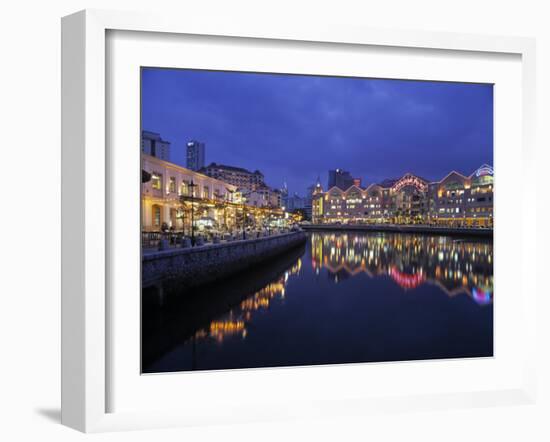 Clarke Quay, Singapore-Rex Butcher-Framed Photographic Print